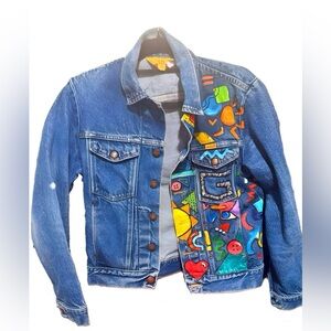 Rare Jean Jacket by Artist ‘Shaw” Small